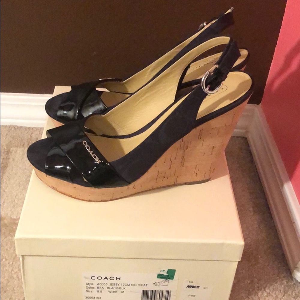 Coach black shoes